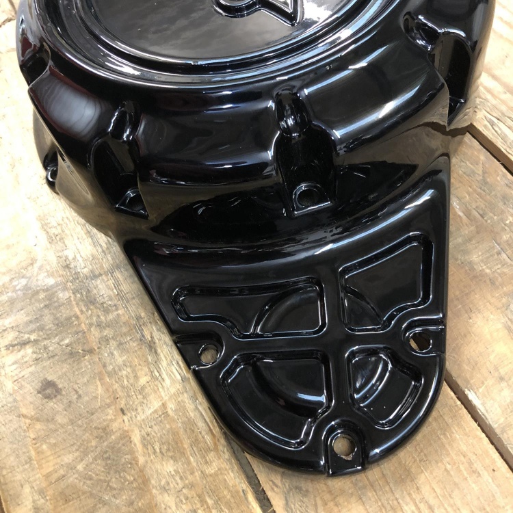 Indian Scout clutch cover - gloss black
